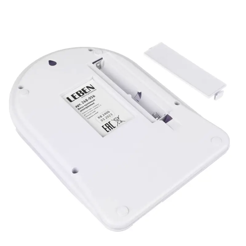 LEBEN Весы кухонные электронные, пластик (точн. измер. 1 гр.)