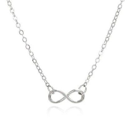 Серебряное ожерелье Tenande Бесконечность