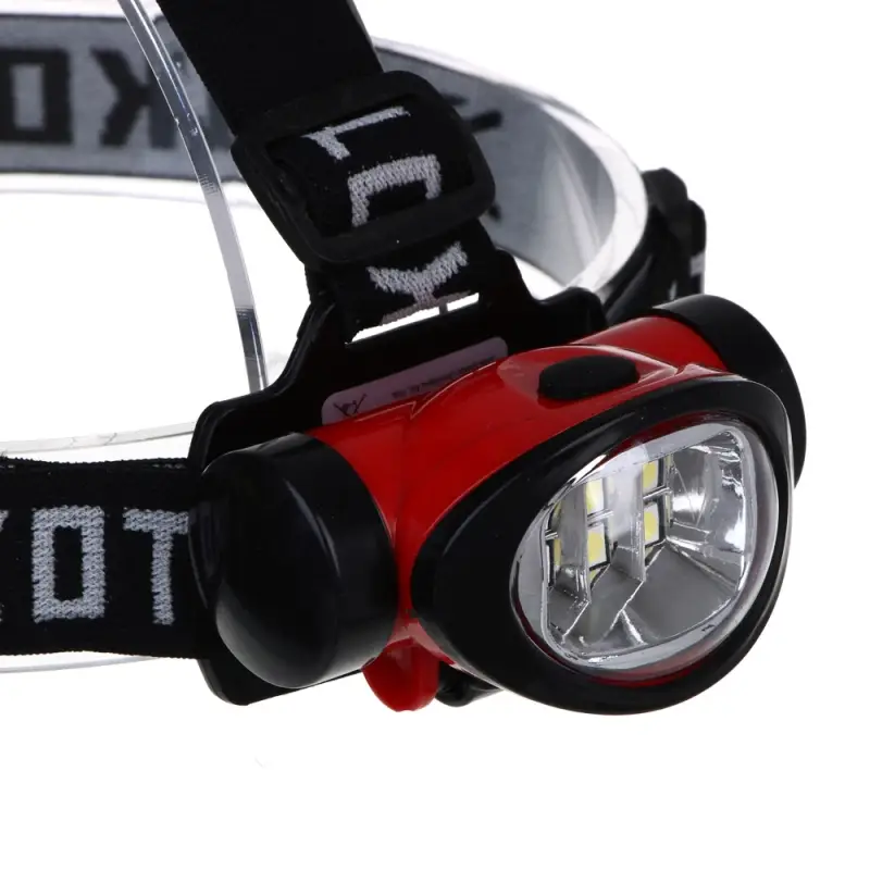 РОКОТ Фонарь налобный, 6 СОВ, 3 режима, 3хААА, 80х30х43 мм