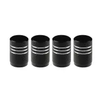ЕРМАК Набор заглушек ниппеля 4шт. алюминиевый, универсальный, черный