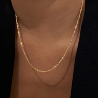 Золотая цепочка-чокер Золотая цепочка-чокер