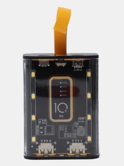 Повербанк прозрачный 10000 mAh