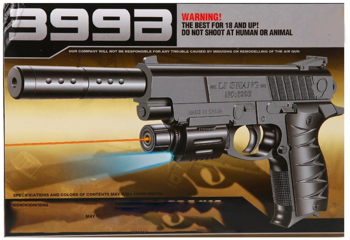Игрушечный пистолет с прицелом 3993