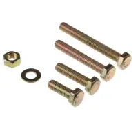 ЕРМАК Набор болтов, гаек и шайб из 128шт