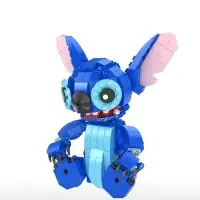 Конструктор 3D модель - голубой стич, 316 детали