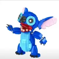 Конструктор 3D модель - голубой стич, 316 детали