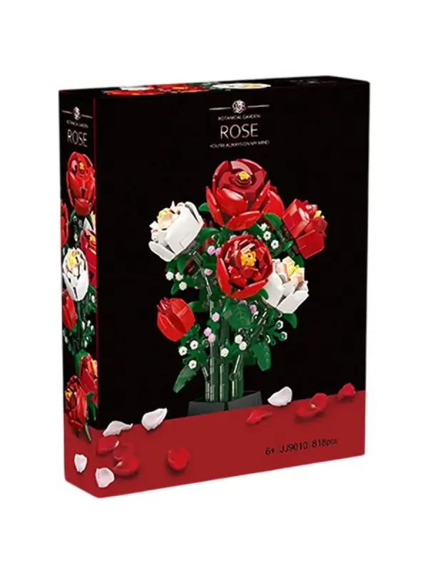 Конструктор Flowers - Букет роз, 818 деталей