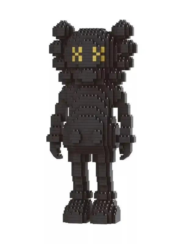 Конструктор 3D Kaws, черный, 1326 деталей