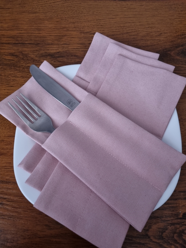 Конверты для сервировки Розовые 4 шт.