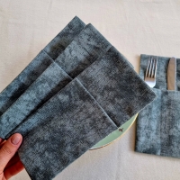 Конверты для сервировки мрамор зел 4 шт.