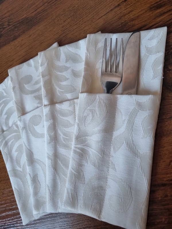 Конверты для сервировки Ричард молочные 4 шт.