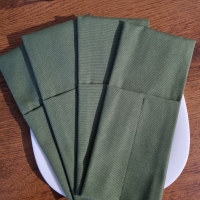 Конверты для сервировки зеленые 4 шт. Конверты для сервировки зеленые 4 шт.