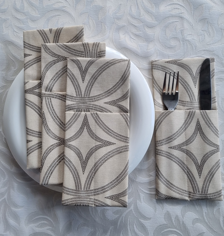 Конверты для сервировки Узоры 4 шт.