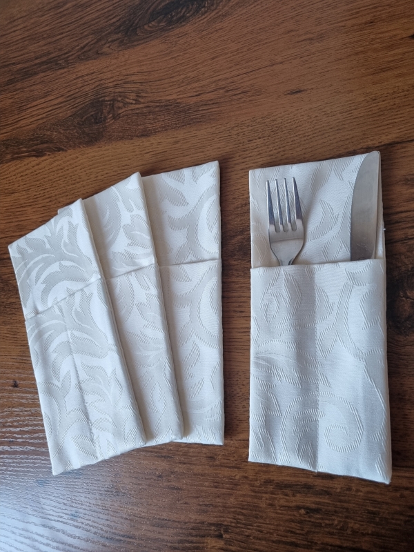 Конверты для сервировки Ричард молочные 4 шт.