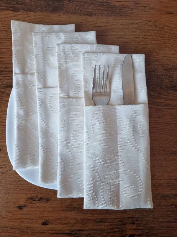 Конверты для сервировки Ричард молочные 4 шт.