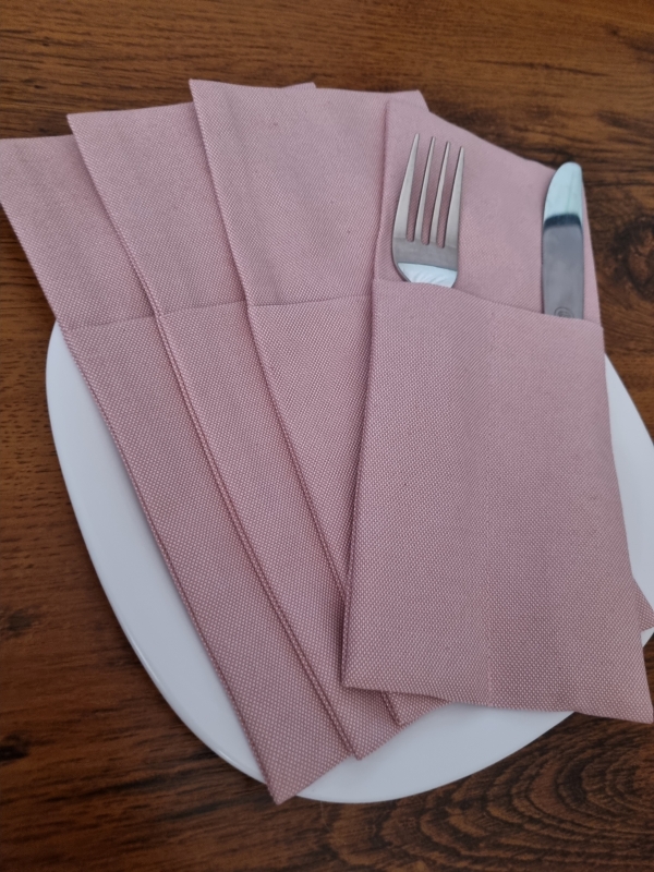 Конверты для сервировки Розовые 4 шт.