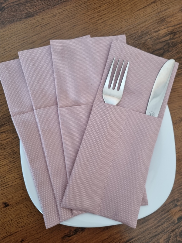 Конверты для сервировки Розовые 4 шт.