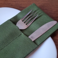 Конверты для сервировки зеленые 4 шт. Конверты для сервировки зеленые 4 шт.