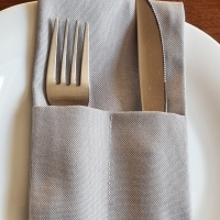 Конверты для сервировки Серые 4 шт.