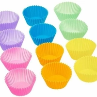 Силиконовые формы для выпечки Homeve, многоразовые, 7 см, 12 шт