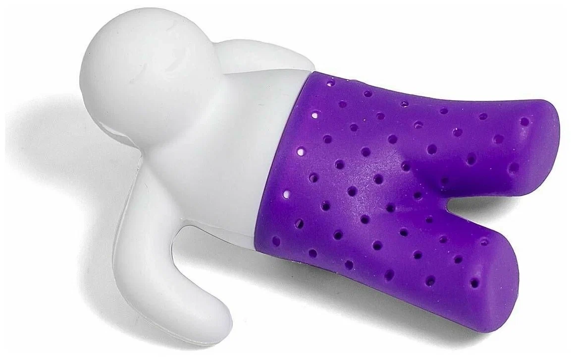 Ситечко для заваривания чая Ситечко для заваривания чая "Человечек", фиолетовый