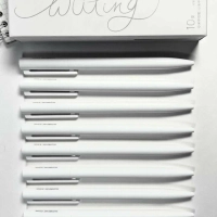 Гелевые ручки Xiaomi Mijia Gel Ink, 10шт, черные, подарочная упаковка