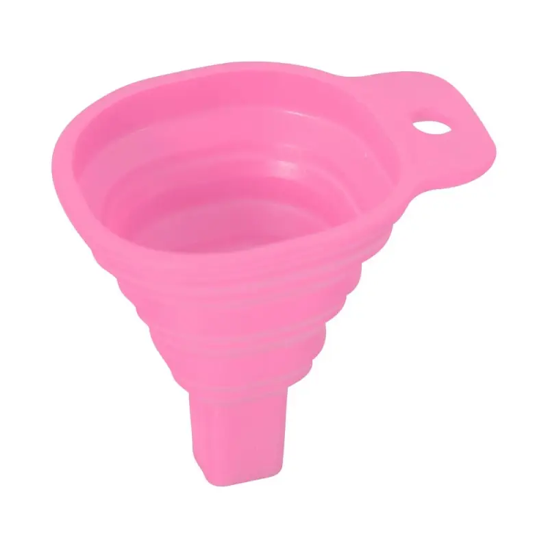 Воронка складная силиконовая 8х6,5х7 см (ассортимент)