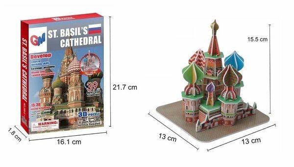 3D конструктор Собор Василия Блаженного 3D конструктор Собор Василия Блаженного