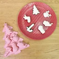 Форма для конфет и льда Елка изобилия (ассортимент)