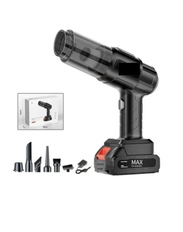 Автомобильный беспроводной пылесос от аккумулятора