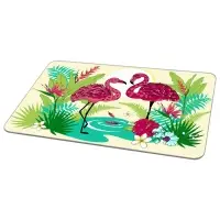 Доска разделочная Подставка под горячее Фламинго 18х28см (ассортимент)