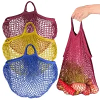 Сумка для покупок с ручками Ретро Авоська Колор 50х45 см (ассортимент)