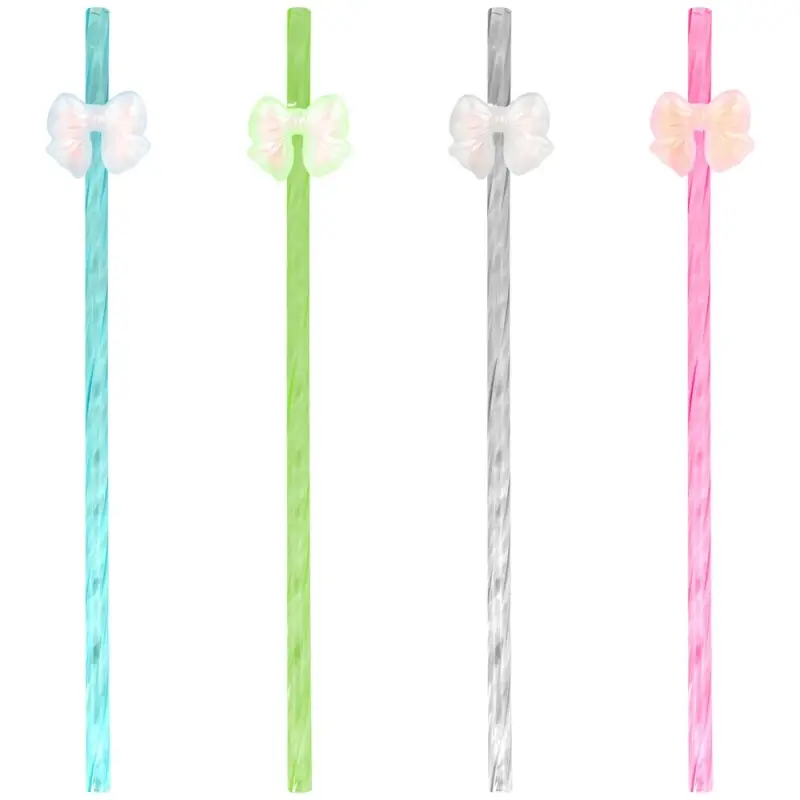 Трубочки для коктейля Бантики 4 шт