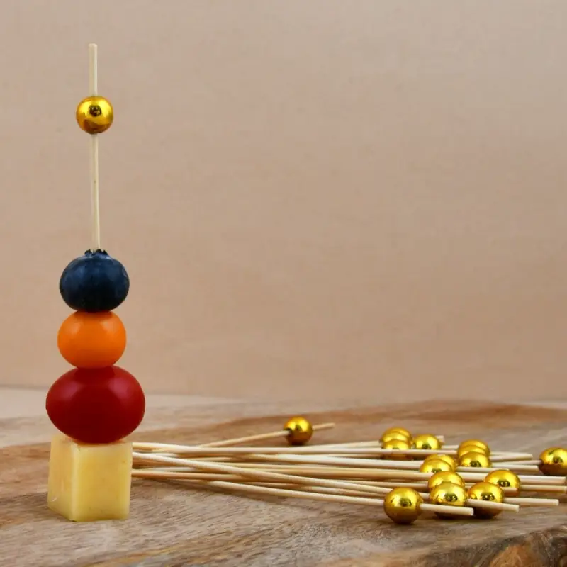 Шпажки для канапе Бусинки 24 шт