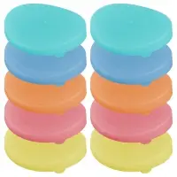 Крышки для банок набор 10 шт Радуга диаметр 82 мм