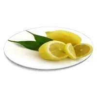 Разделочная доска подставка под горячее Лимон 20см