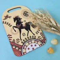 Доска разделочная Сивка Бурка 29х18см (ассортимент)