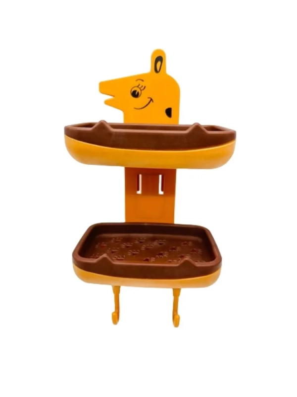 Мыльница детская двухъярусная (цвет в ассортименте)