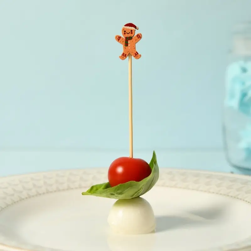 Шпажки для канапе Пряничный человечек 20 шт