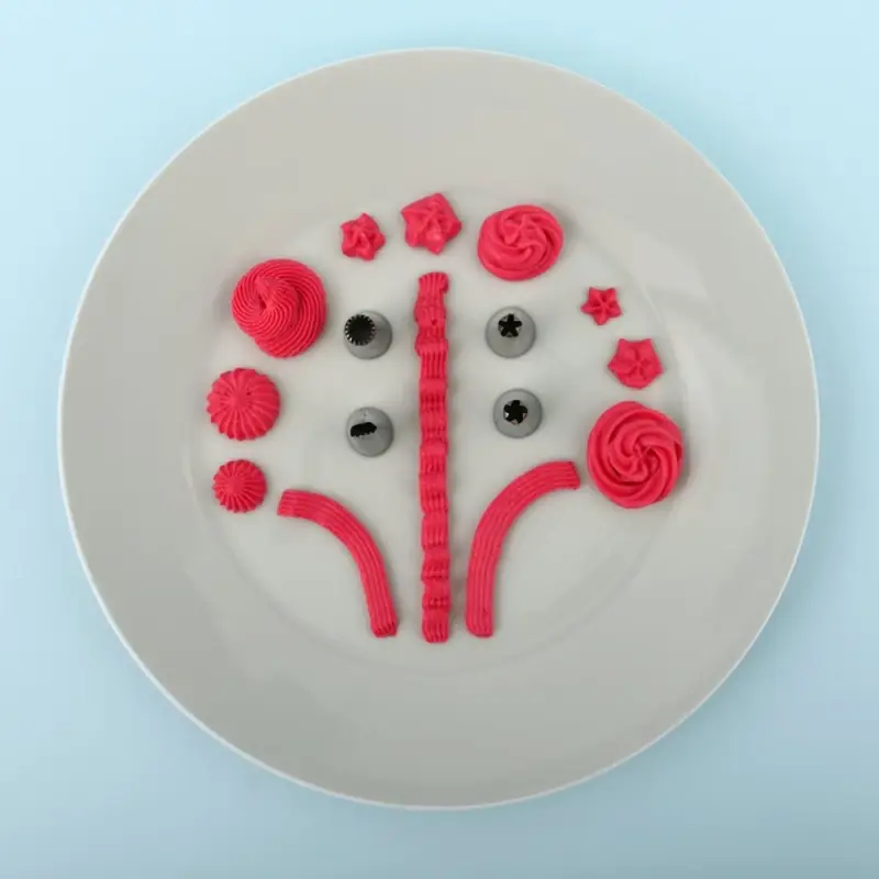 Насадки кондитерские с ершиком 6 предметов