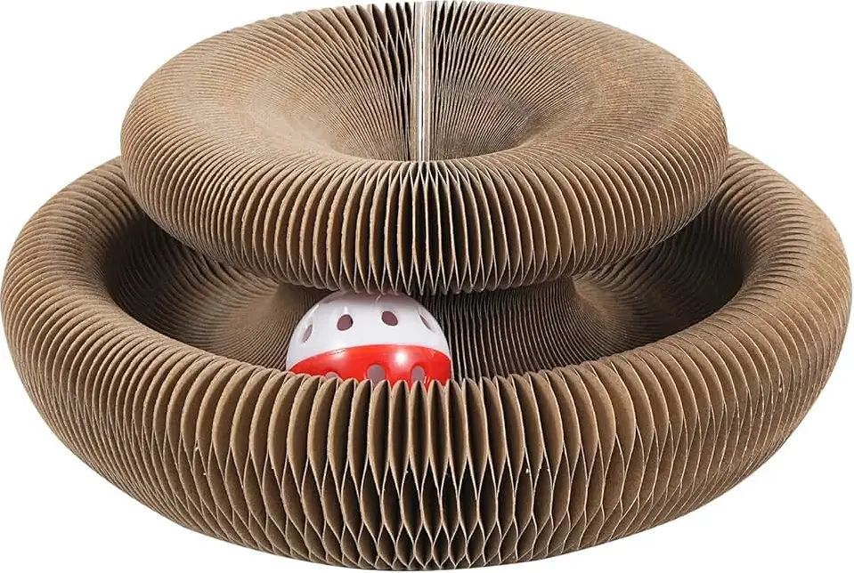 Картонная лежанка-когтеточка