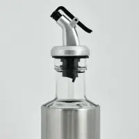 Бутылка для масла с дозатором Металлик объем 300 мл