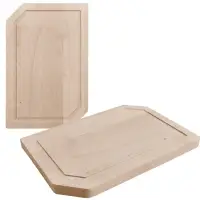 Разделочная доска с желобками 24х16 см