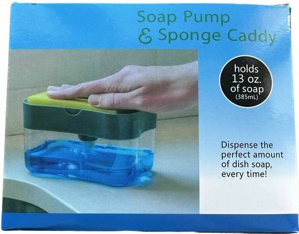 Диспенсер для моющего средства с губкой