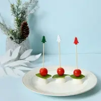 Шпажки для канапе Новогодняя ель 24 шт