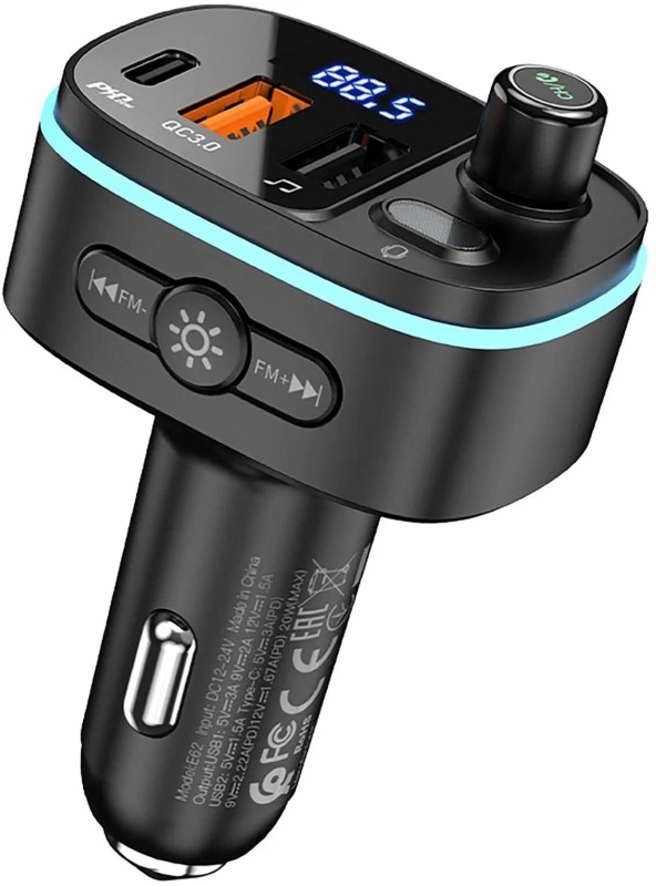 FM-модулятор автомобильный Hoco E62