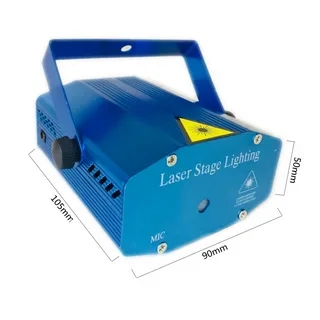 Лазерный проектор для вечеринки светомузыка (цвет в ассортименте)