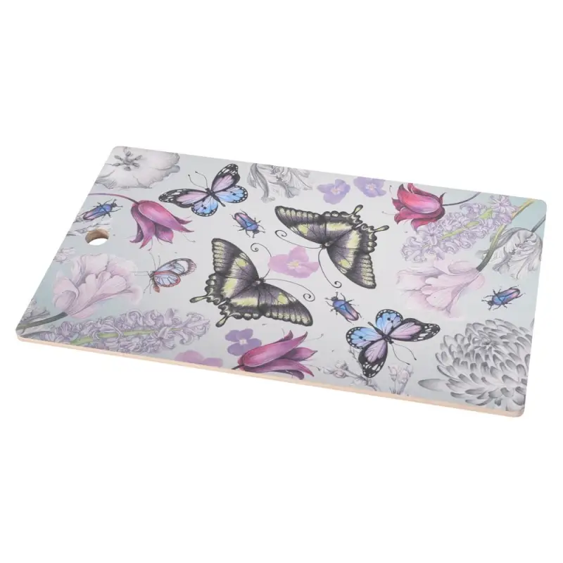 Разделочная доска Бабочки 29х17см (ассортимент)