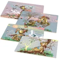 Разделочная доска Дракон весельчак 29х17 см (ассортимент)