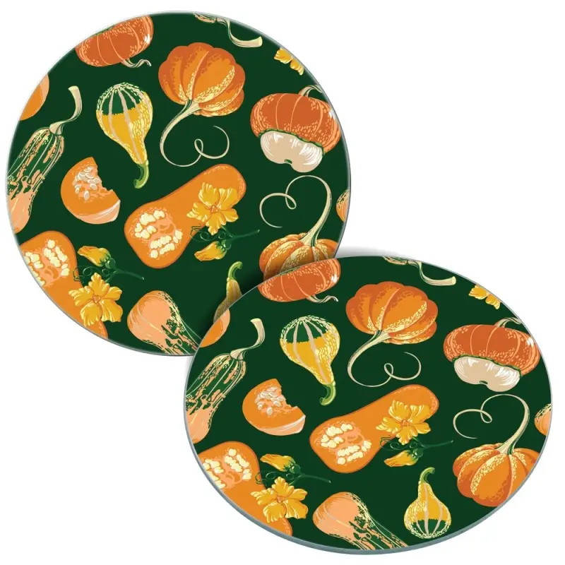 Доска разделочная Подставка под горячее Тыквы 20 см
